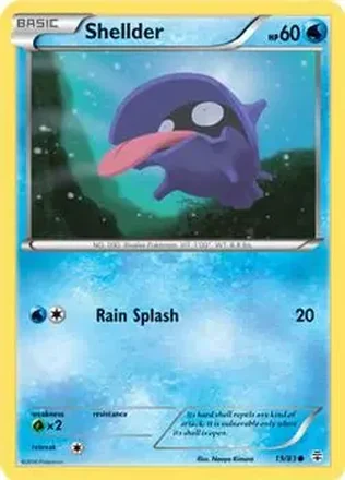 2016 Pokemon Generations #19/83 - カスミのシェルダー