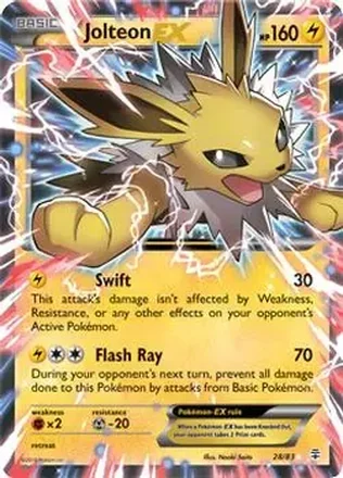 2016 Pokemon Generations #28/83 - Jolteon