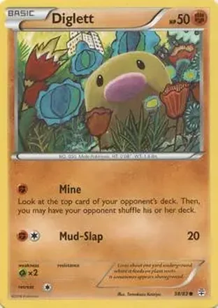 2016 Pokemon Generations #38/83 - Diglett