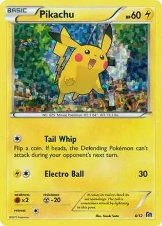 2016 Pokemon McDonald's Collection #6 - Pikachu