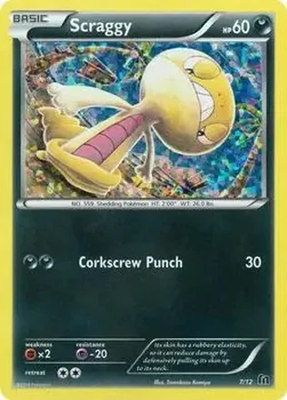 2016 Pokemon McDonald's Collection #7 - Scraggy