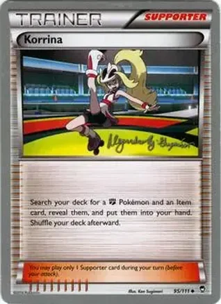 2015 Pokemon World Championships Primal Groudon #95/111 - Korrina's Focus