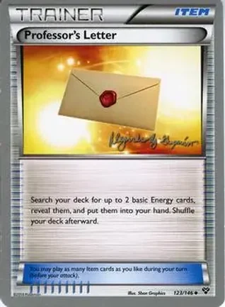 2015 Pokemon World Championships Primal Groudon #123/146 - Professor's Letter