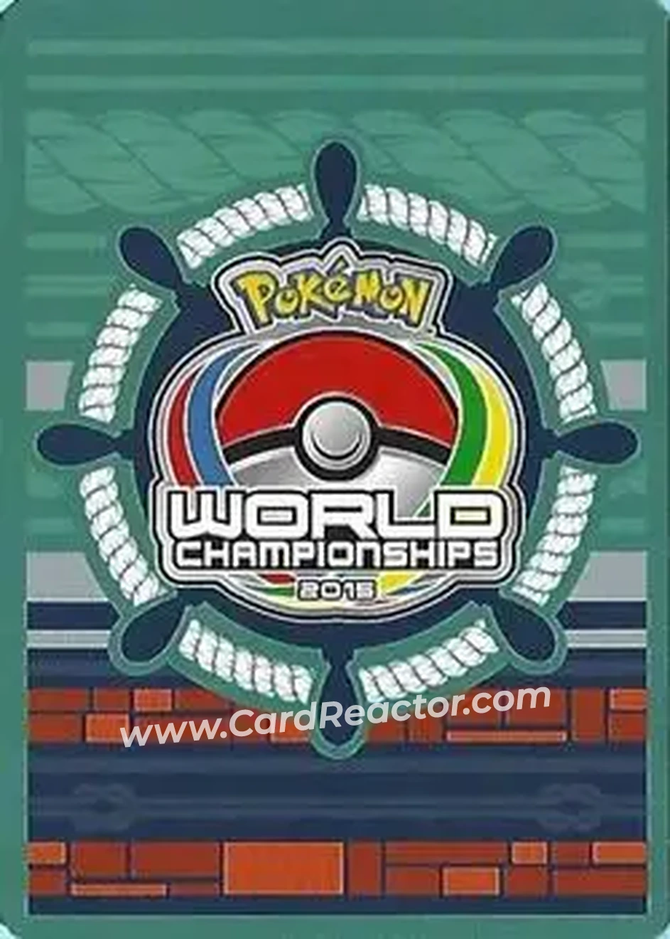 2015 Pokemon World Championships Primal Groudon #NNO - Fighting Energy - Back