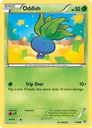 2015 Pokemon XY Ancient Origins #1/98 - Oddish
