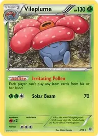 2015 Pokemon XY Ancient Origins #3/98 - Vileplume
