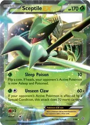 2015 Pokemon XY Ancient Origins #7/98 - Sceptile GX