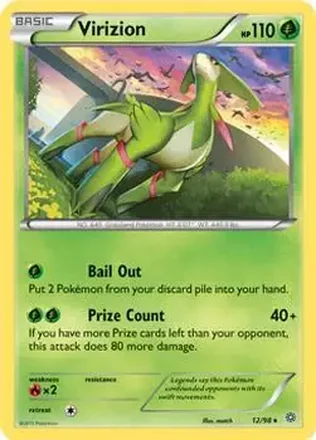2015 Pokemon XY Ancient Origins #12/98 - Virizion