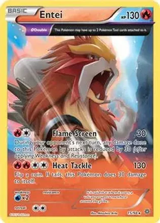 2015 Pokemon XY Ancient Origins #15/98 - Entei