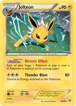 2015 Pokemon XY Ancient Origins #26/98 - Jolteon
