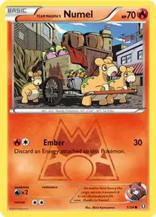 2015 Pokemon XY Double Crisis #1 - Numel