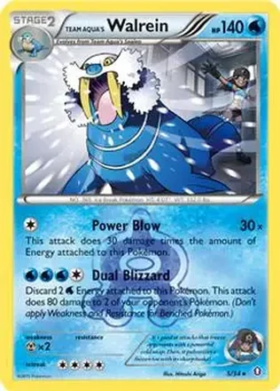 2015 Pokemon XY Double Crisis #5 - Walrein