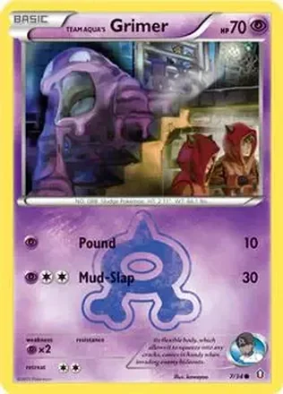 2015 Pokemon XY Double Crisis #7 - Grimer