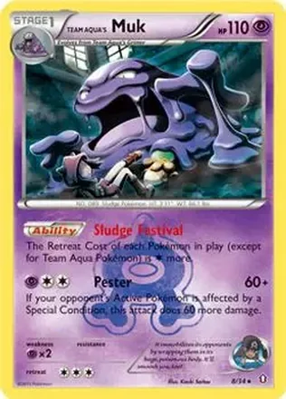 2015 Pokemon XY Double Crisis #8 - Muk
