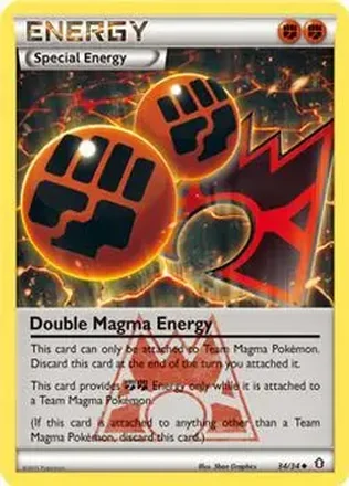 2015 Pokemon XY Double Crisis feature card