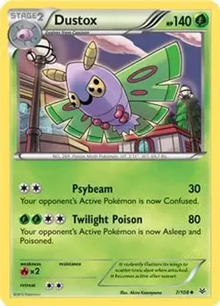 2015 Pokemon XY Roaring Skies #7/108 - Dustox