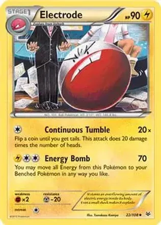 2015 Pokemon XY Roaring Skies #22/108 - Electrode