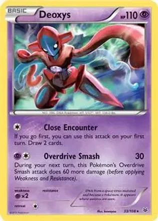 2015 Pokemon XY Roaring Skies #33/108 - Deoxys