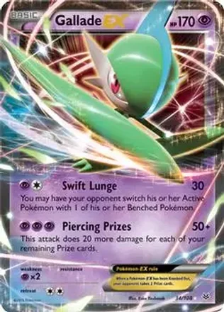 2015 Pokemon XY Roaring Skies #34/108 - Mega Gallade ex