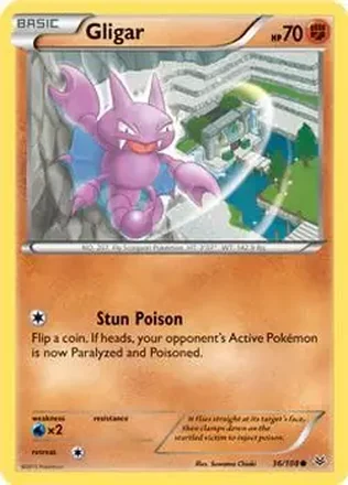 2015 Pokemon XY Roaring Skies #36/108 - Gligar
