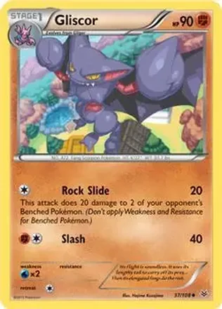 2015 Pokemon XY Roaring Skies #37/108 - Gliscor