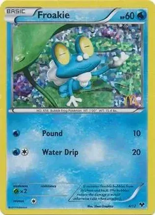 2014 Pokemon McDonald's Collection #4/12 - Froakie