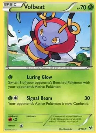 2014 Pokemon XY #8/146 - Volbeat