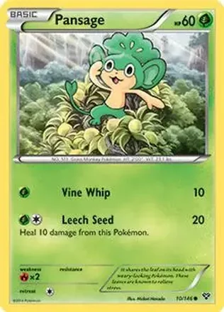 2014 Pokemon XY #10/146 - Pansage