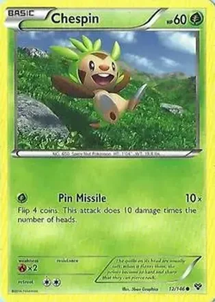 2014 Pokemon XY #12/146 - Chespin
