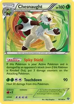 2014 Pokemon XY #14/146 - Chesnaught