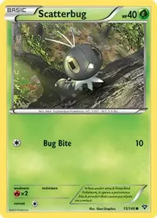 2014 Pokemon XY #15/146 - コフキムシ