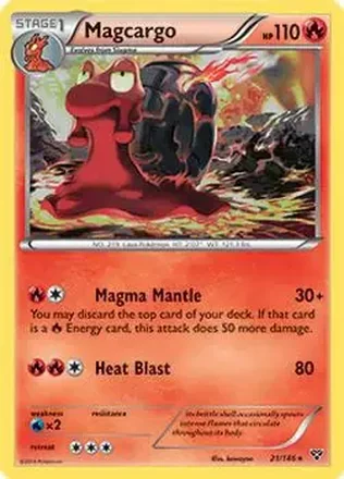 2014 Pokemon XY #21/146 - Ethan's Magcargo