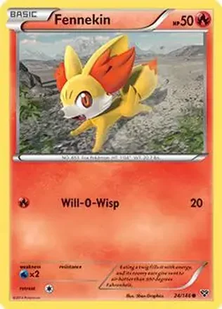 2014 Pokemon XY #24/146 - Fennekin