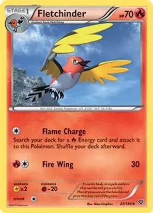 2014 Pokemon XY #27/146 - ヒノヤコマ
