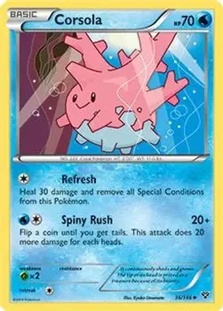2014 Pokemon XY #36/146 - Galarian Corsola