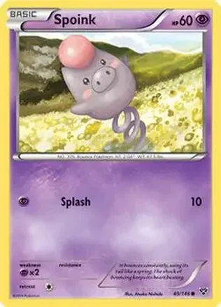 2014 Pokemon XY #49/146 - Spoink