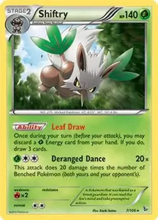 2014 Pokemon XY Flashfire #7/106 - Shiftry