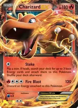 2014 Pokemon XY Flashfire #11/106 - Charizard