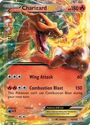 2014 Pokemon XY Flashfire #12/106 - Charizard
