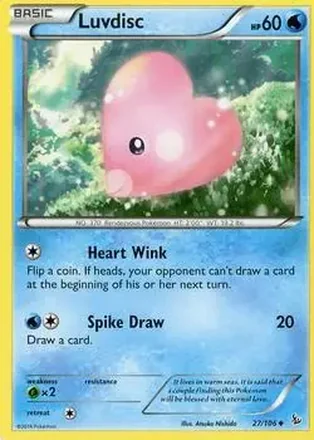 2014 Pokemon XY Flashfire #27/106 - ラブカス