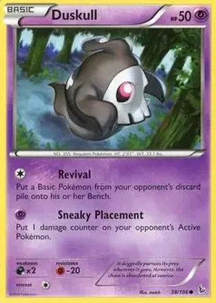2014 Pokemon XY Flashfire #38/106 - Duskull