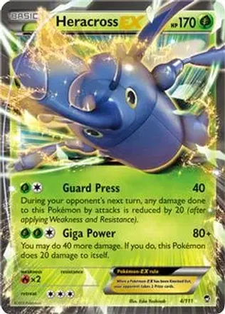 2014 Pokemon XY Furious Fists #4/111 - ヘラクロス