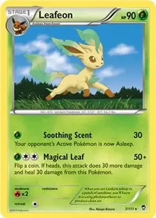 2014 Pokemon XY Furious Fists #7/111 - Leafeon