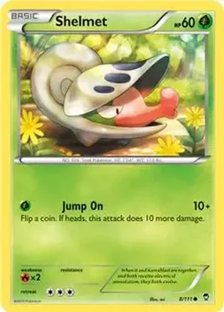 2014 Pokemon XY Furious Fists #8/111 - Shelmet