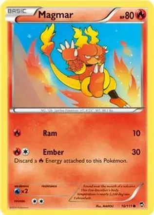 2014 Pokemon XY Furious Fists #10/111 - Magmar