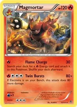 2014 Pokemon XY Furious Fists #11/111 - Magmortar