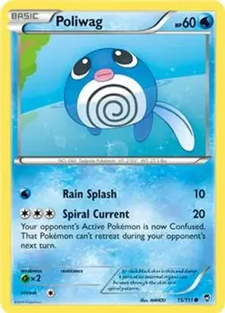 2014 Pokemon XY Furious Fists #15/111 - カスミのニョロモ