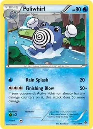 2014 Pokemon XY Furious Fists #16/111 - Poliwhirl