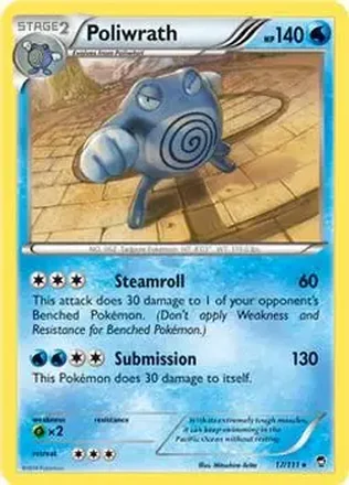 2014 Pokemon XY Furious Fists #17/111 - Poliwrath