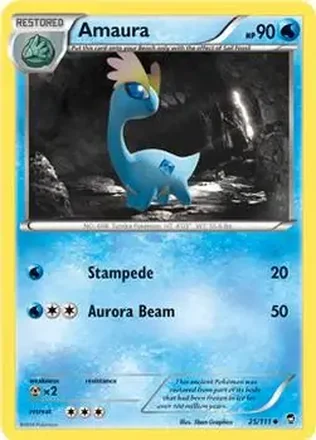 2014 Pokemon XY Furious Fists #25/111 - Amaura